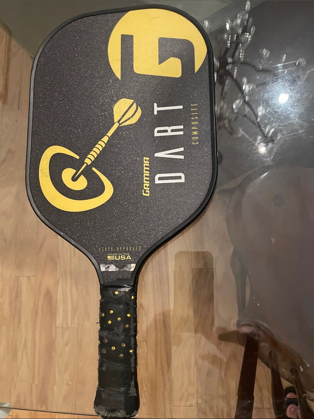 Dart Composite Pickleball Paddle - Black & Yellow